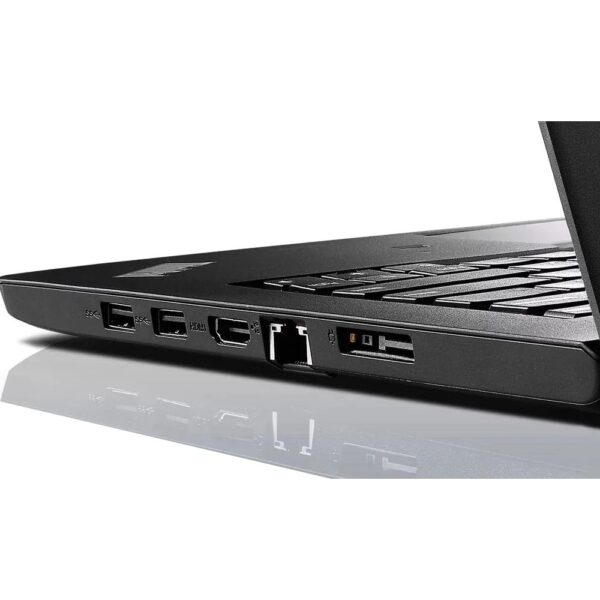 Lenovo E460 laptop, side view