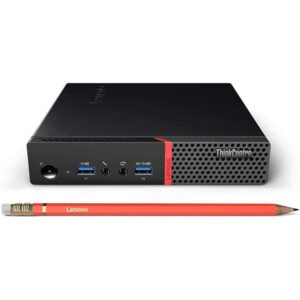 Lenovo M900 Tiny PC - shown with pencil in foreground for size comparison